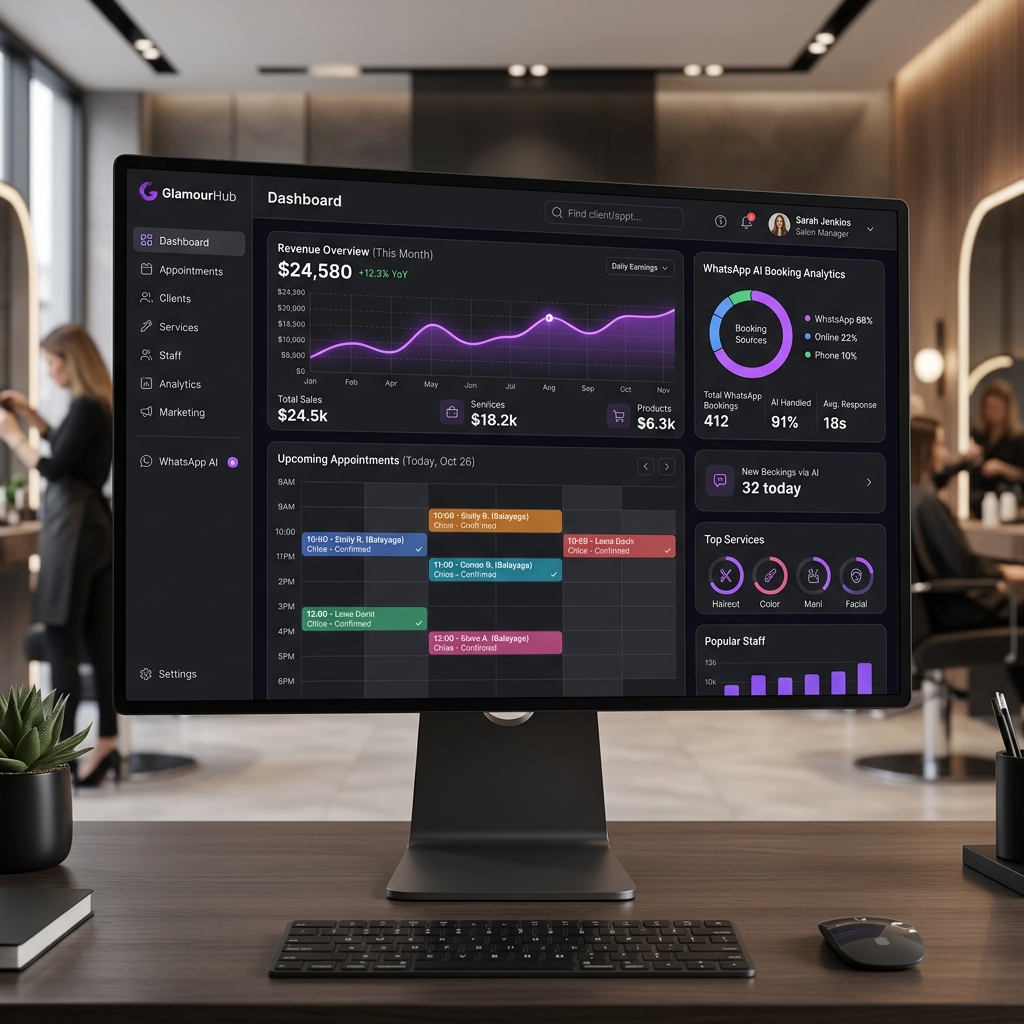 SalonsFlow POS and Analytics Dashboard
